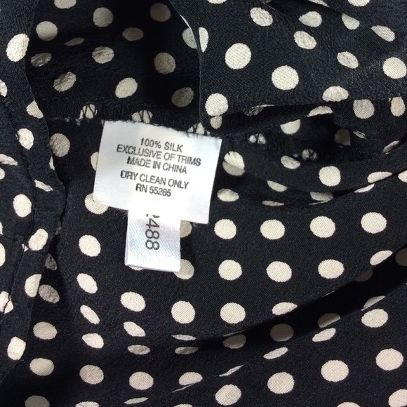 Express Polka Dot Silk Cami - Picture 3 of 4